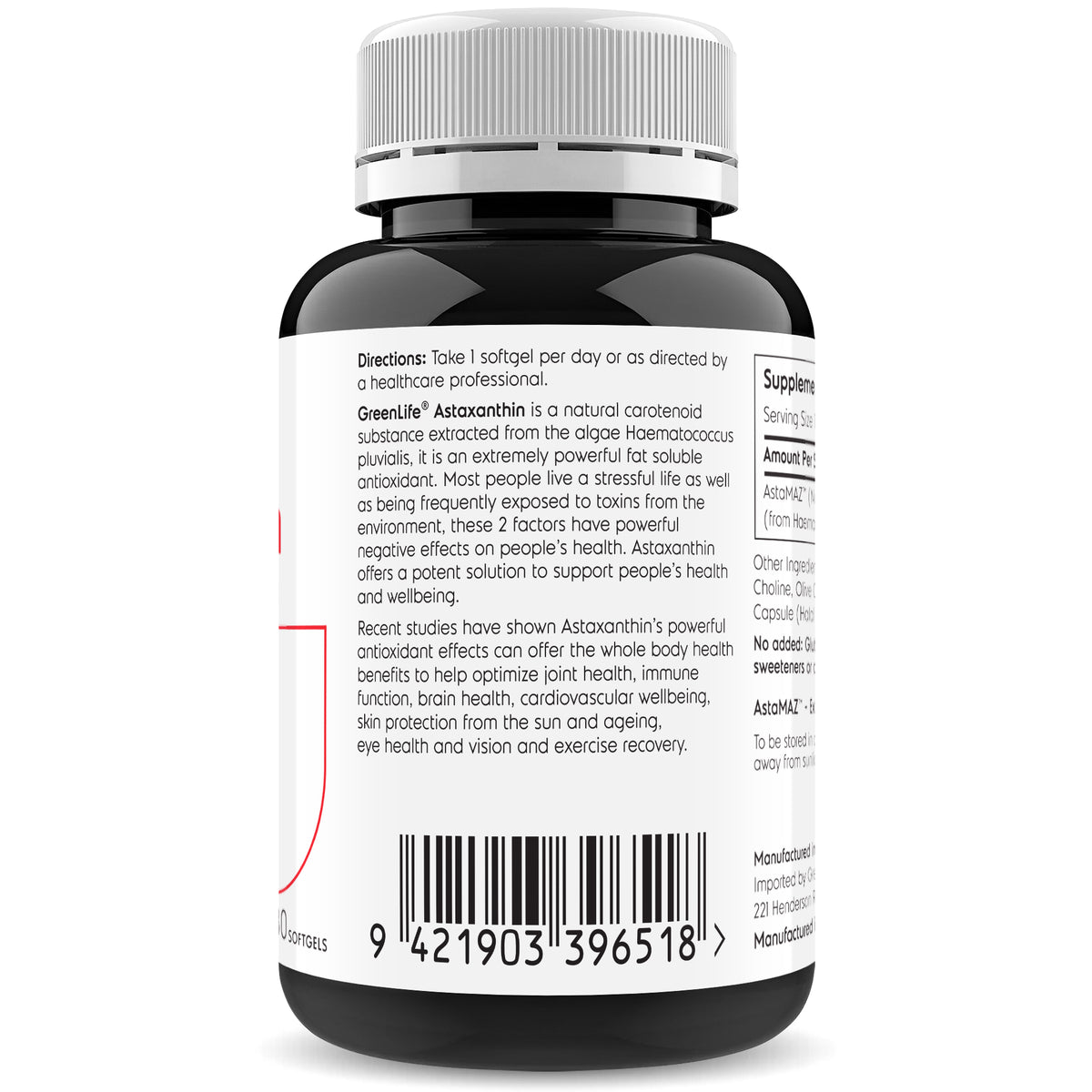 Astaxanthin - GreenLife Singapore