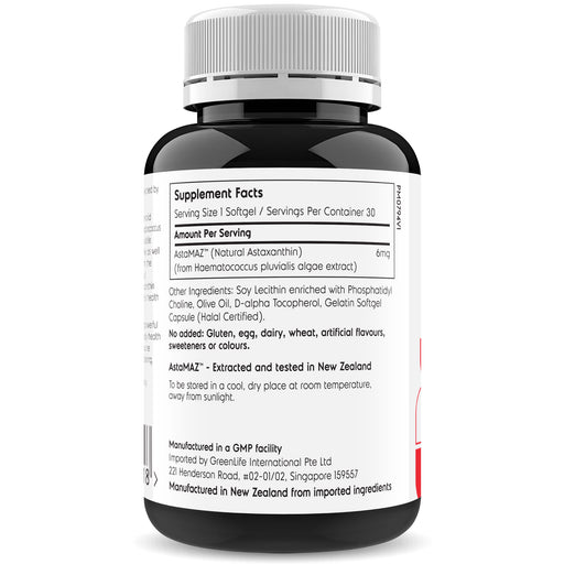 Astaxanthin - GreenLife Singapore