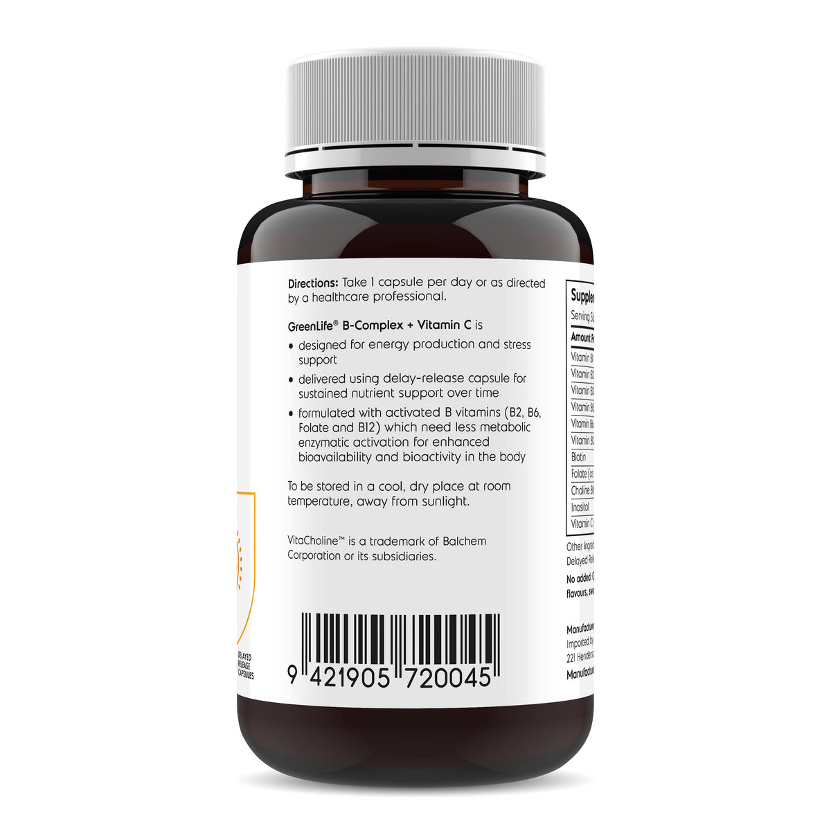B-Complex + Vitamin C - GreenLife Singapore