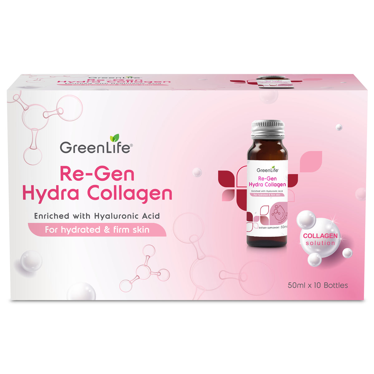 [Buy 1 Free 1]  Re-Gen Hydra Collagen (10 bottles per box) - GreenLife Singapore