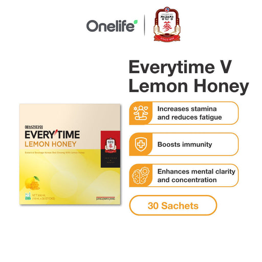 Korean Red Ginseng Everytime V - Lemon Honey Flavour 10ml (30 sticks)