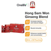 Hong Sam Won Korean Red Ginseng and Blended Herb 50ml x 30 Pouches