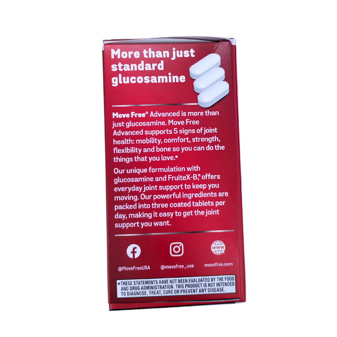 Move Free Advanced Plus MSM, Glucosamine  + Chondroitin 120 coated tablets