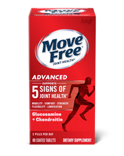 Move Free Advanced (Glucosamine 1500mg + Chondroitin 200mg) Joint Supplements 80 tablets
