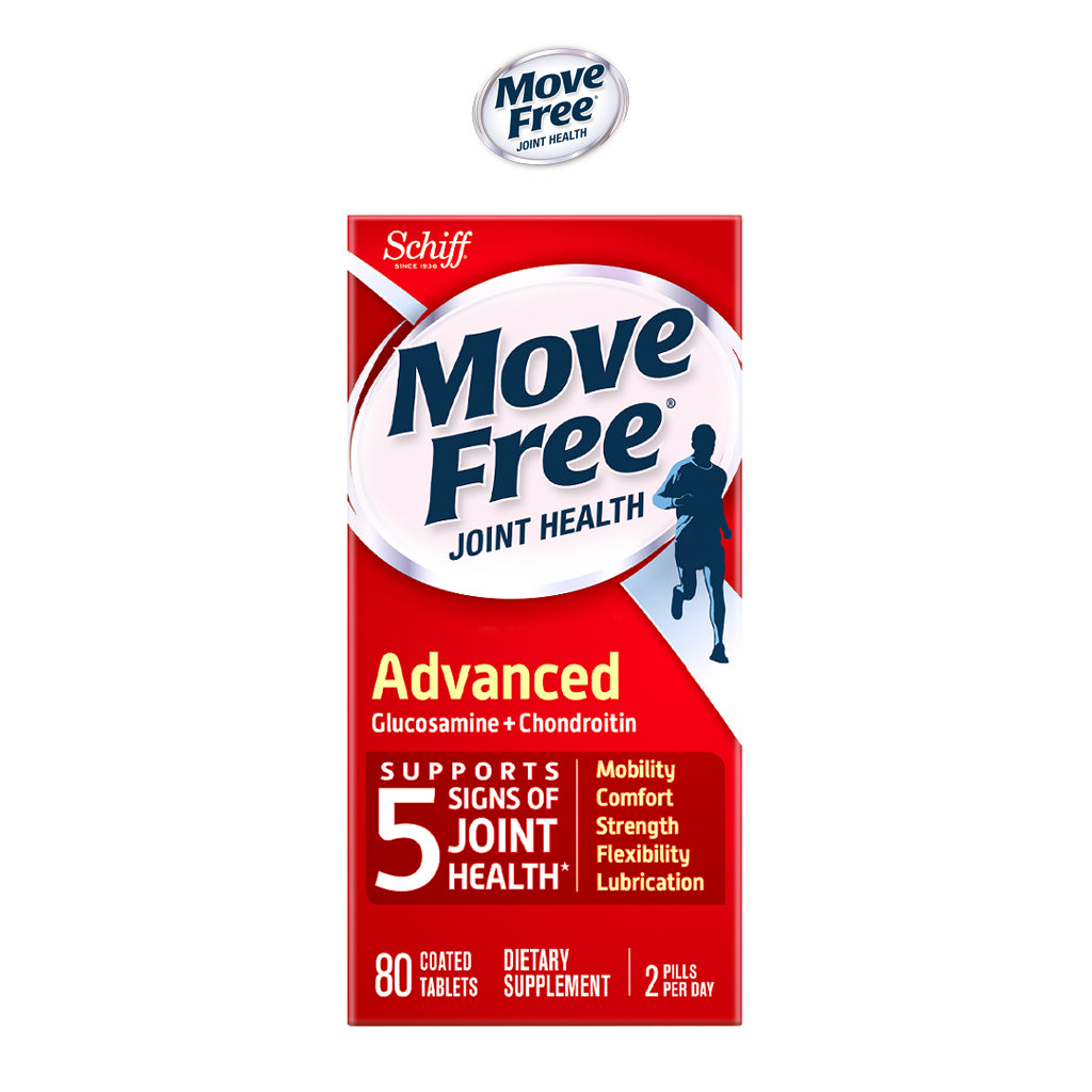 Move Free Advanced (Glucosamine 1500mg + Chondroitin 200mg) Joint Supplements 80 tablets