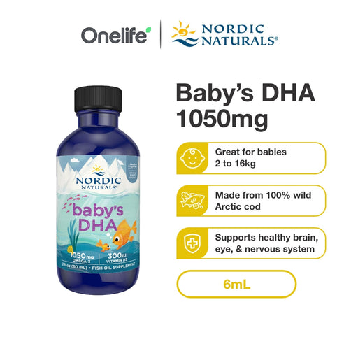 Baby's DHA 1050mg Omega-3 300IU Vita D3 | 60ml