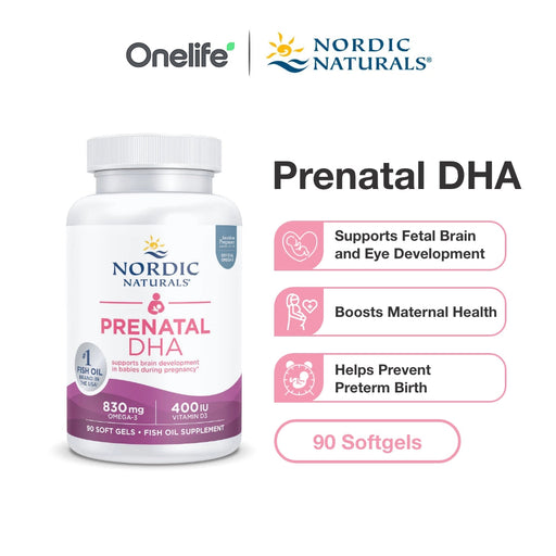 Prenatal DHA 830mg Omega-3 + 400IU Vitamin D3 | 90 softgels