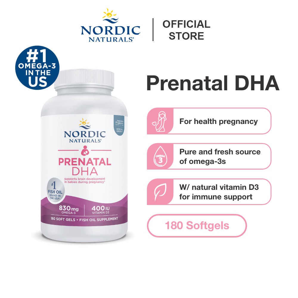 Prenatal DHA | 180 Soft Gels