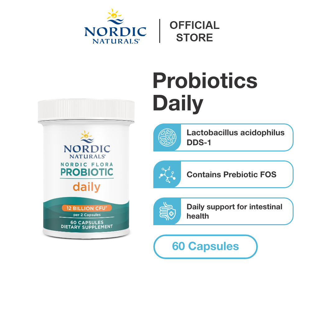 Nordic Flora Probiotic Daily | 60 Capsules