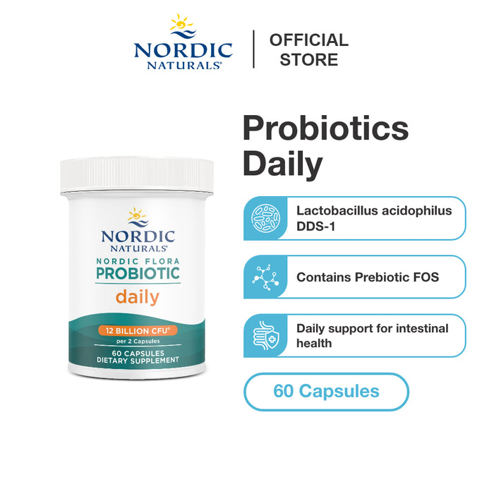 Nordic Flora Probiotic Daily | 60 Capsules