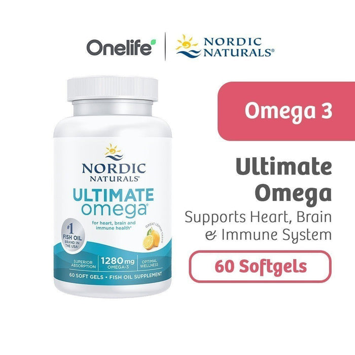 Ultimate Omega 1280mg Omega-3 | 60 softgels