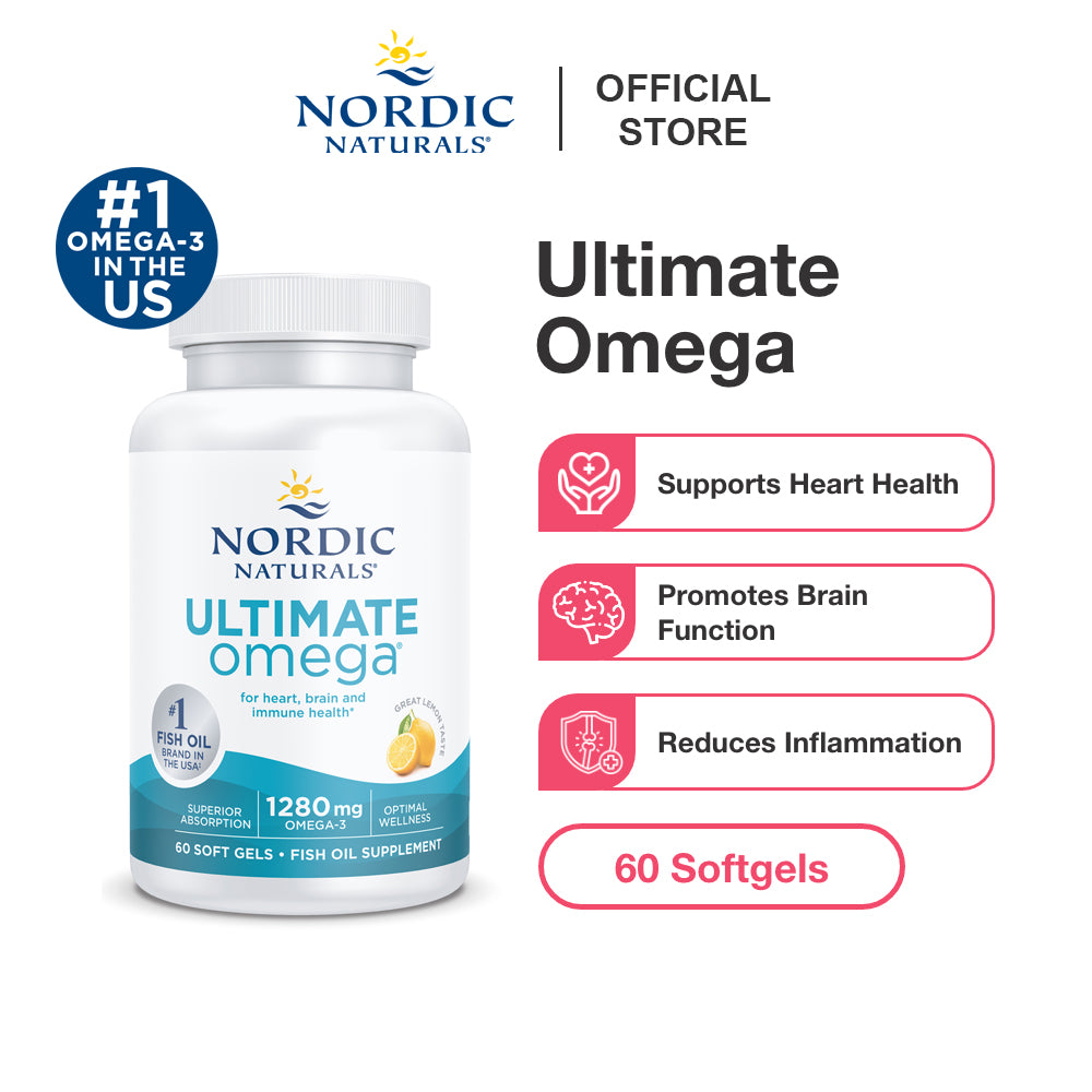 Ultimate Omega 1280mg Omega-3 | 60 softgels