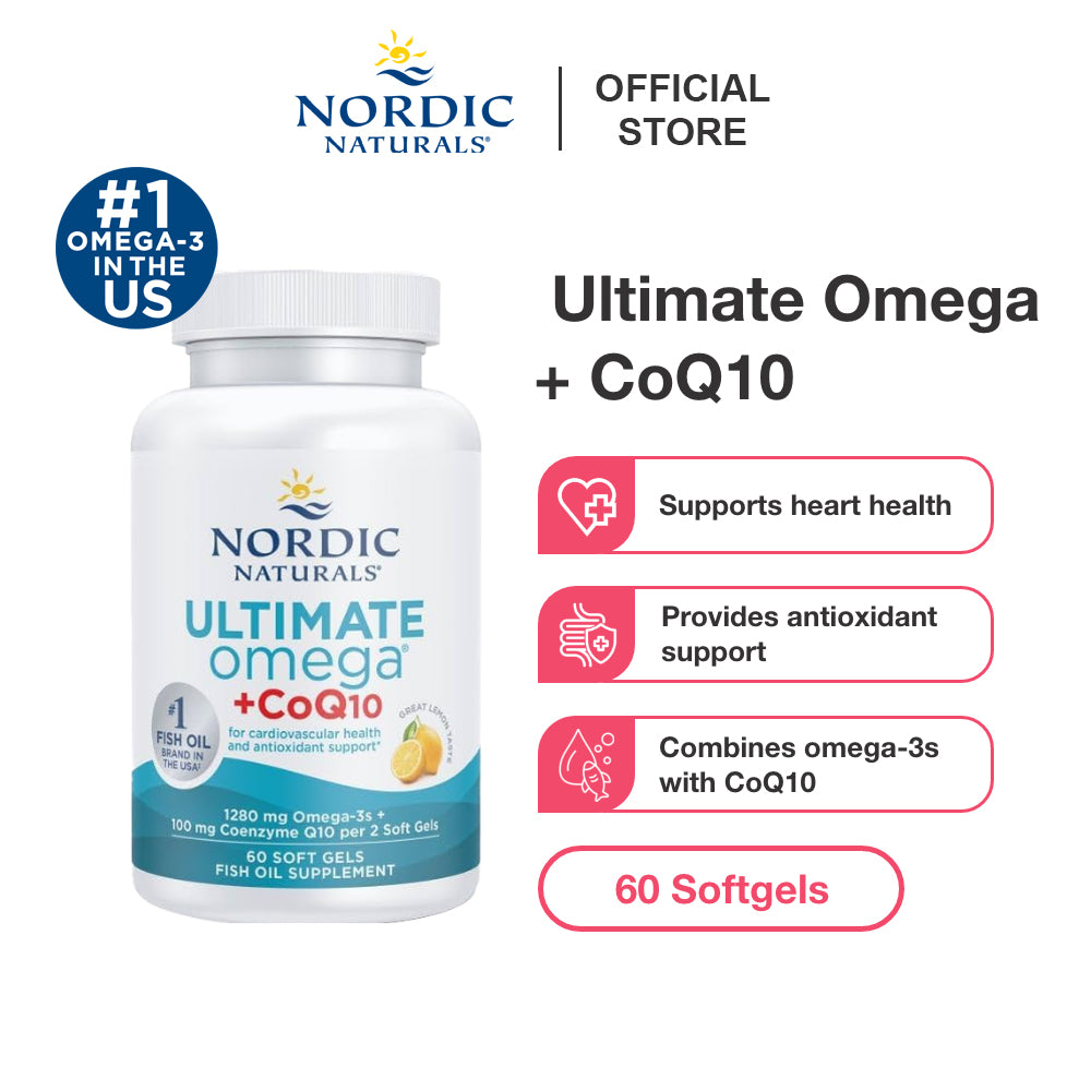 Ultimate Omega + CoQ10 | 60 Soft Gels