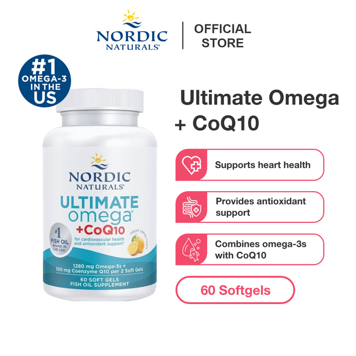 Ultimate Omega + CoQ10 | 60 Soft Gels