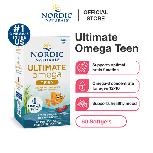 Ultimate Omega TEEN 1120mg | 60 mini soft gels