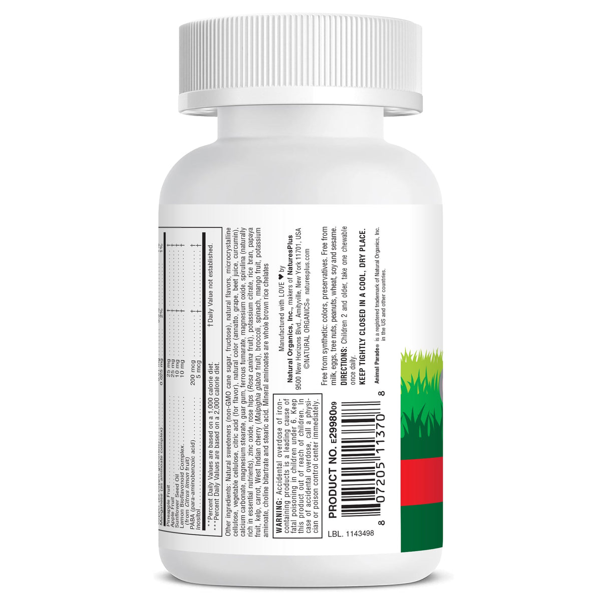 Animal Parade Children's Chewable Multi - Vitamin