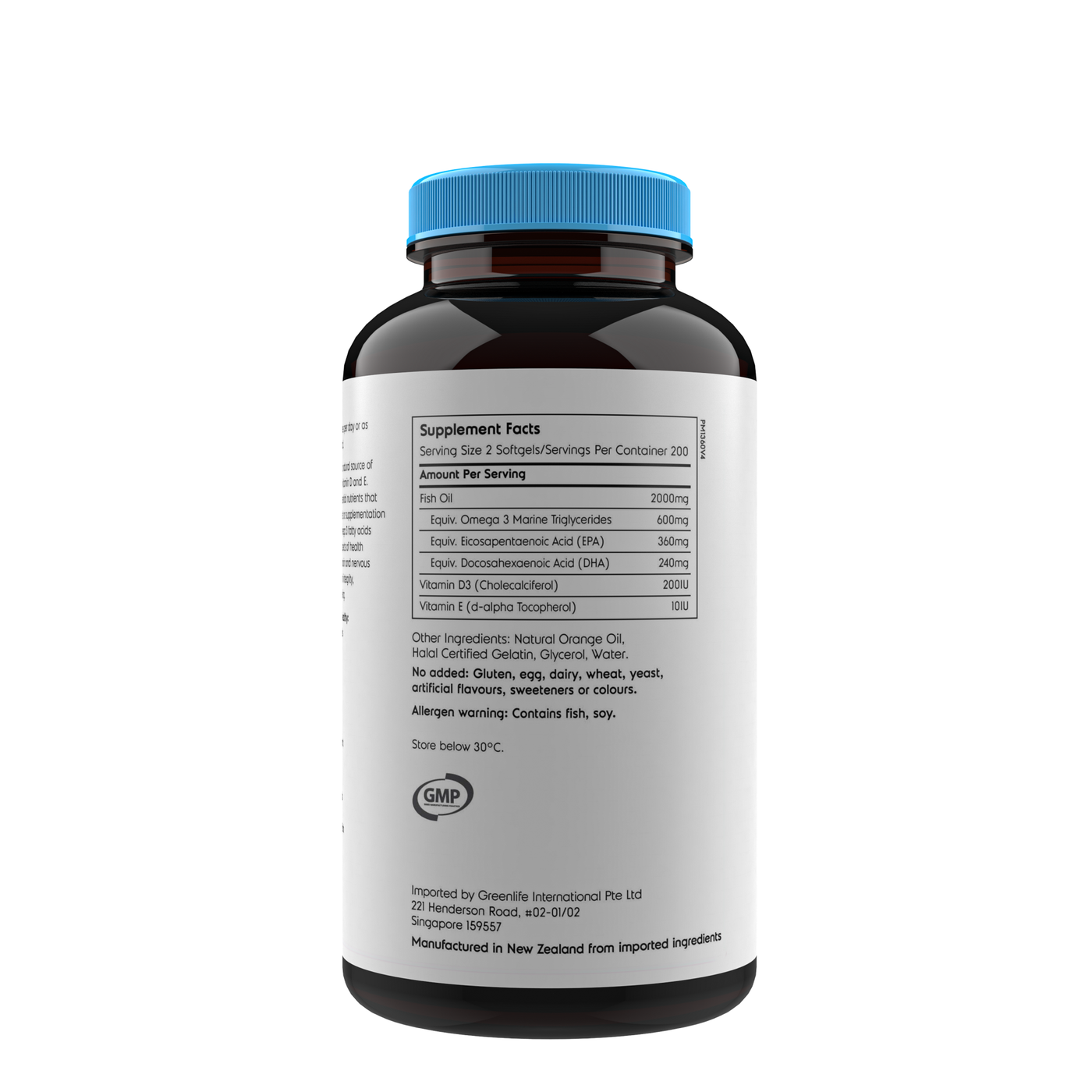 Omega Boost Omega 3 1000mg 400 softgels — GreenLife Singapore