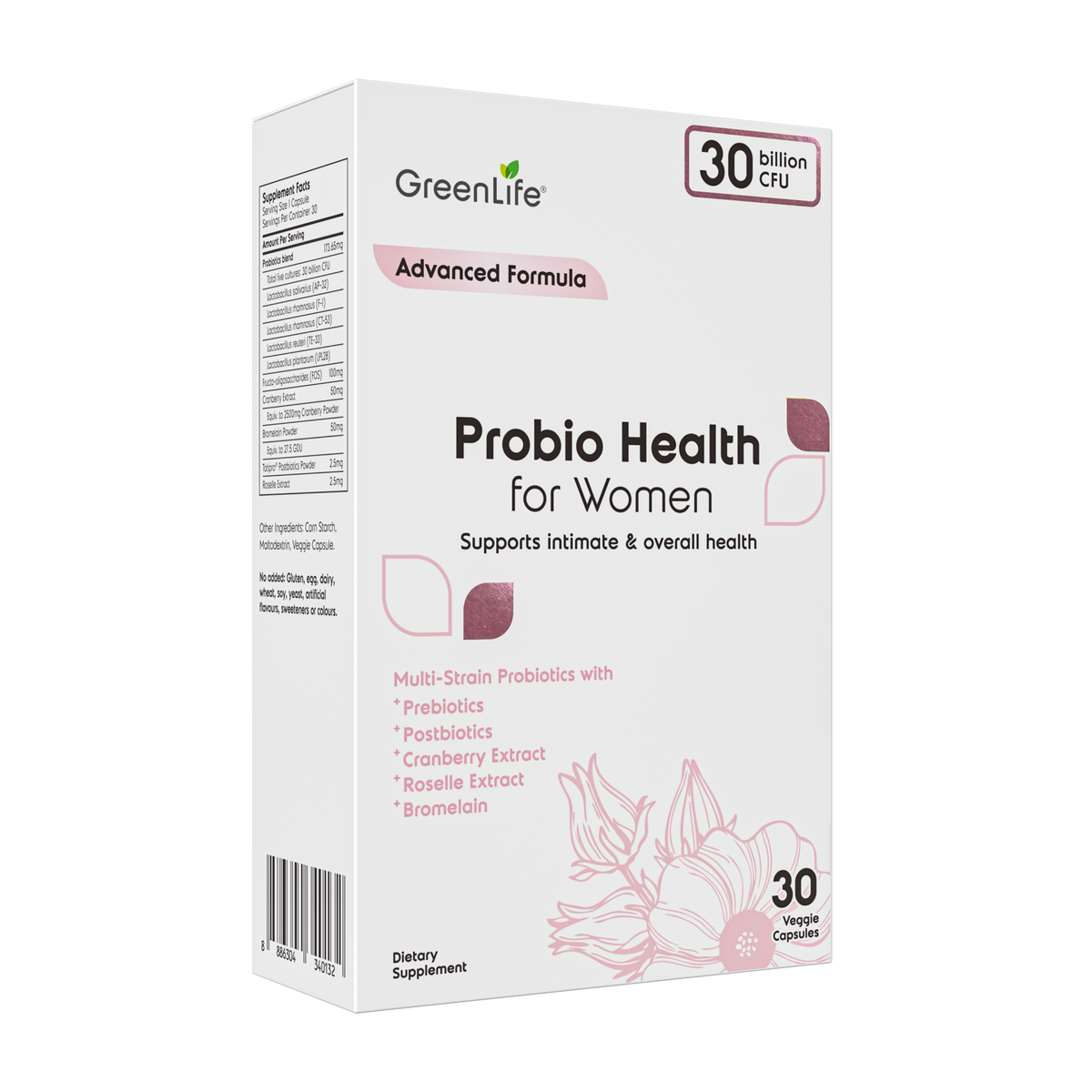 Probio Health for Women 30 Billion CFU - GreenLife Singapore