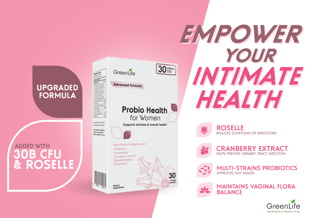 Probio Health for Women 30 Billion CFU - GreenLife Singapore