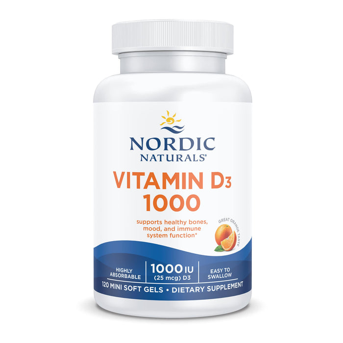 Vitamin D3 1000IU | 120 mini softgels