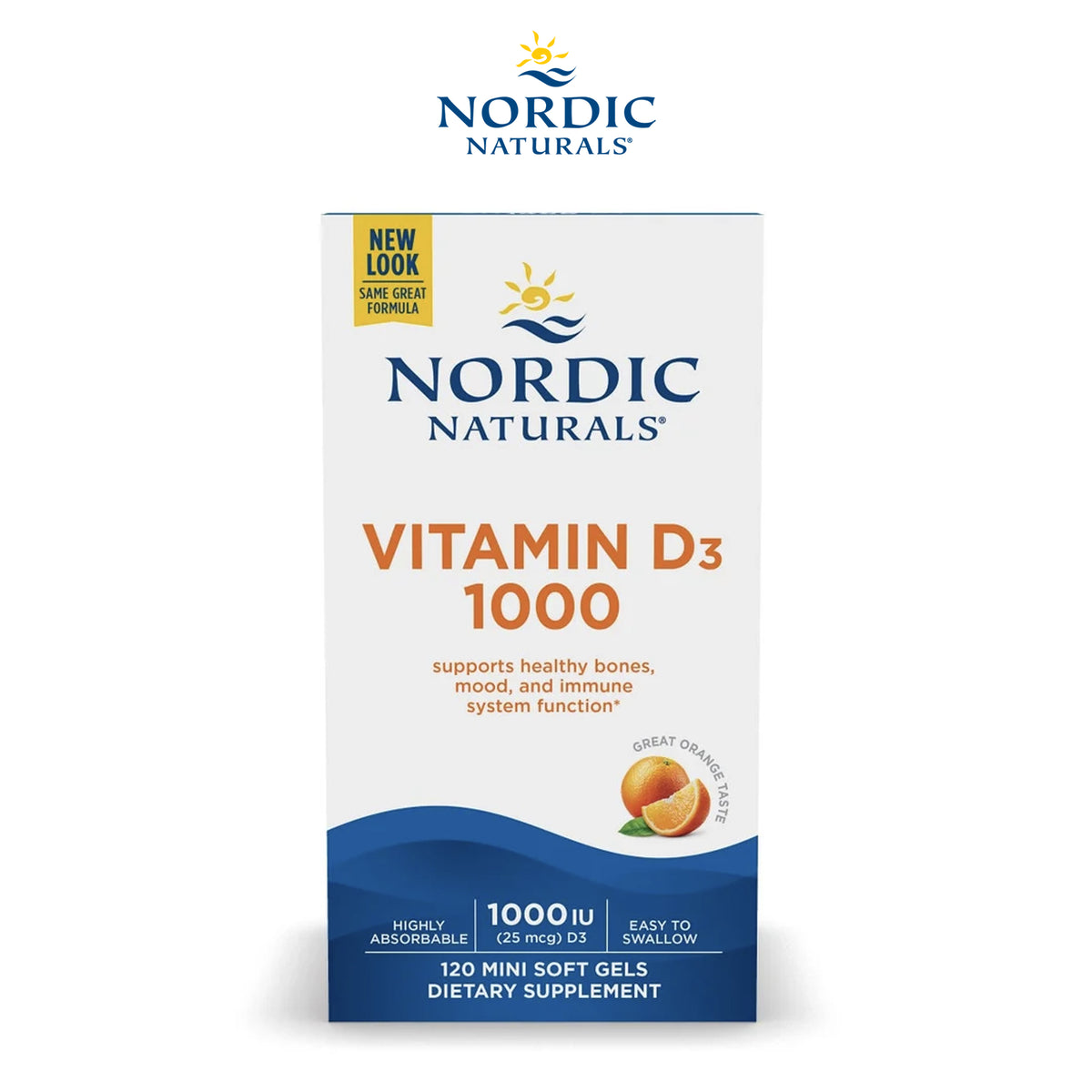 Vitamin D3 1000IU | 120 mini softgels