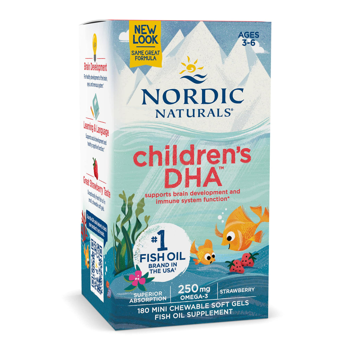 Children's DHA 180 mini softgels