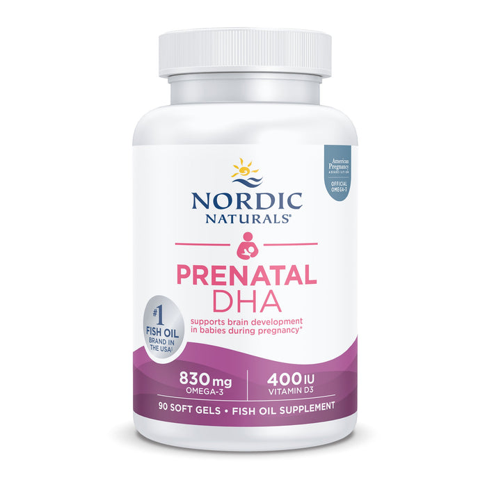 Prenatal DHA 830mg Omega-3 + 400IU Vitamin D3 | 90 softgels