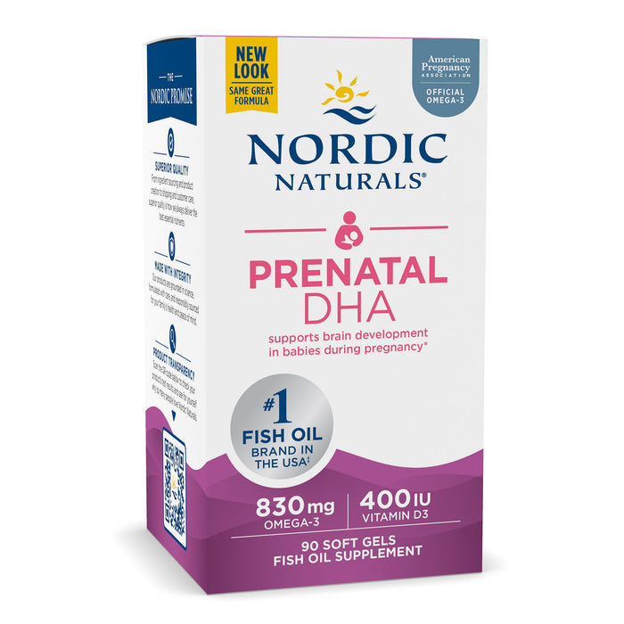 Prenatal DHA 830mg Omega-3 + 400IU Vitamin D3 | 90 softgels