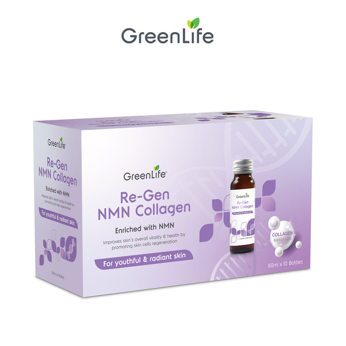 Re-Gen NMN Collagen (10 bottles per box): For youthful & radiant skin