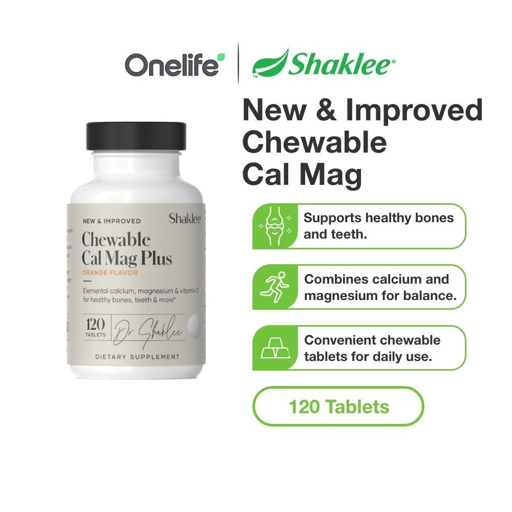 Chewable Cal Mag Plus (Orange Flavor) - 120 Tablets