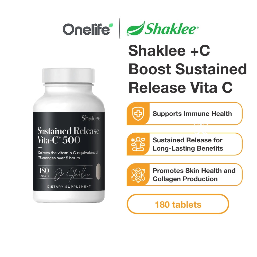 Vita-C 500mg Sustained Release - 180 Tablets