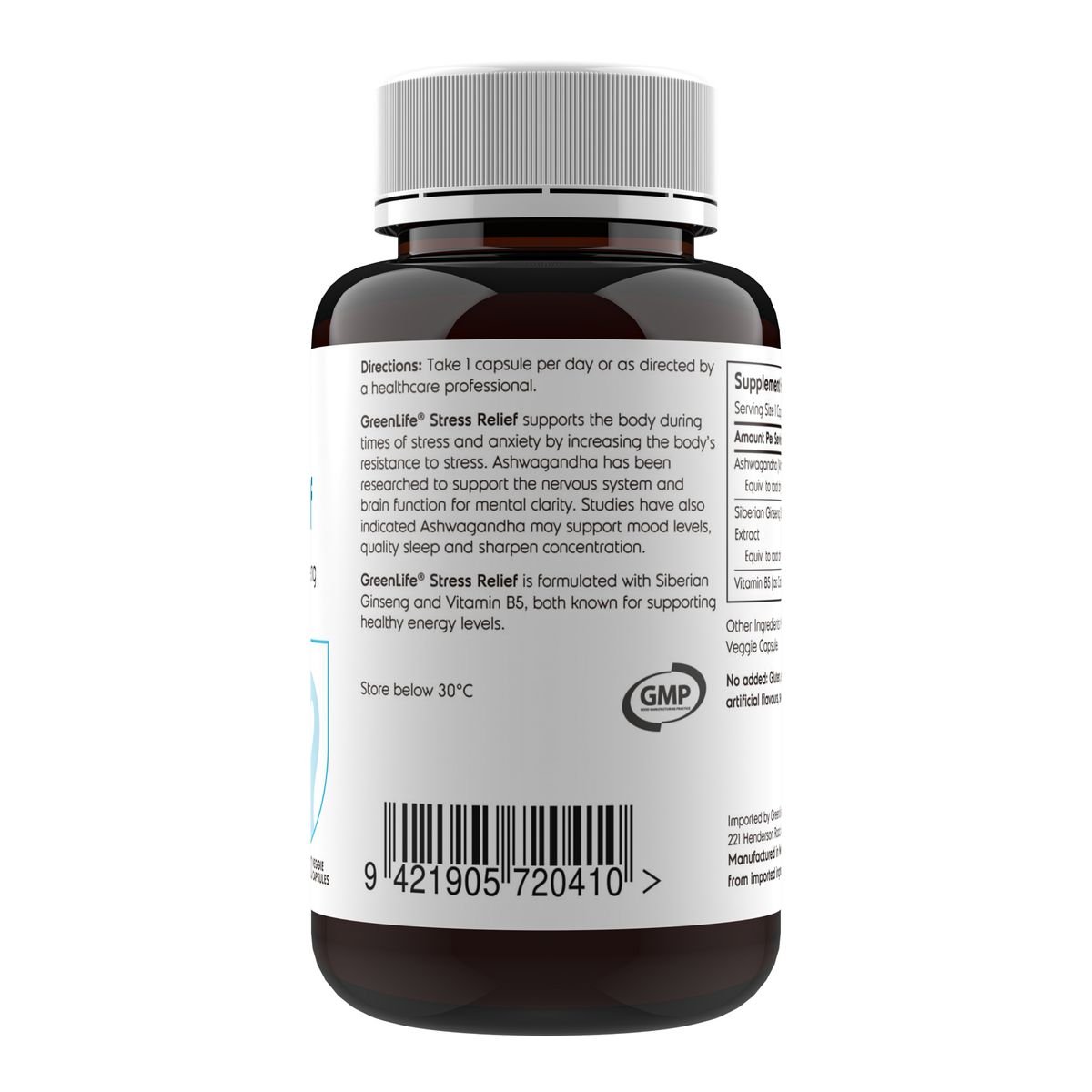 Stress Relief | Ashwagandha + Siberian Ginseng - GreenLife Singapore