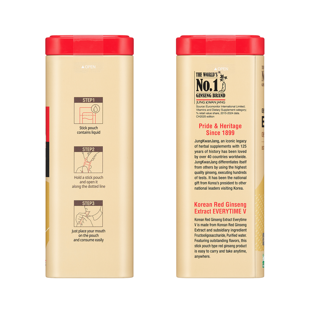 Korean Red Ginseng Everytime V (30 sticks)