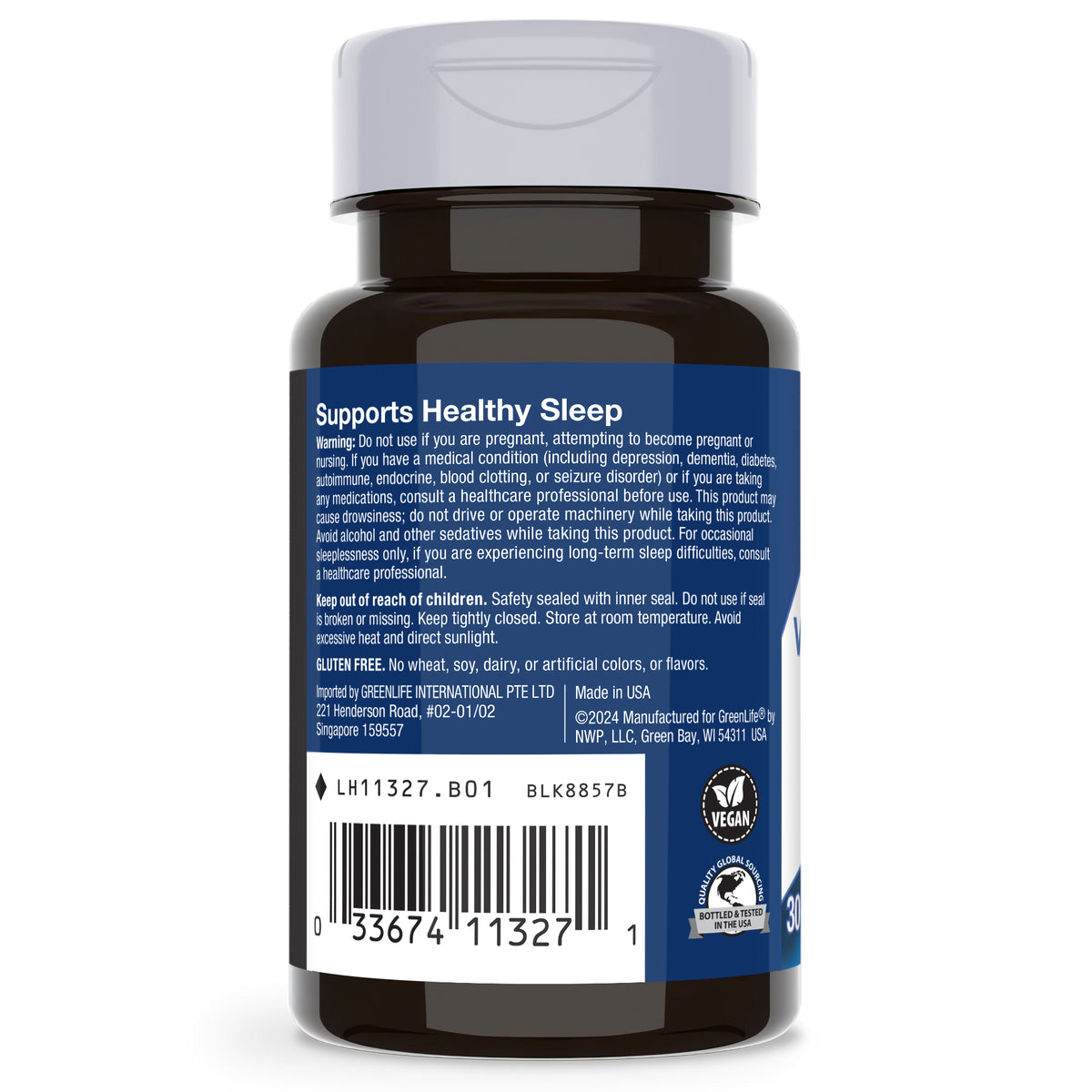 Wellness Sleep Melatonin 10 mg - GreenLife Singapore