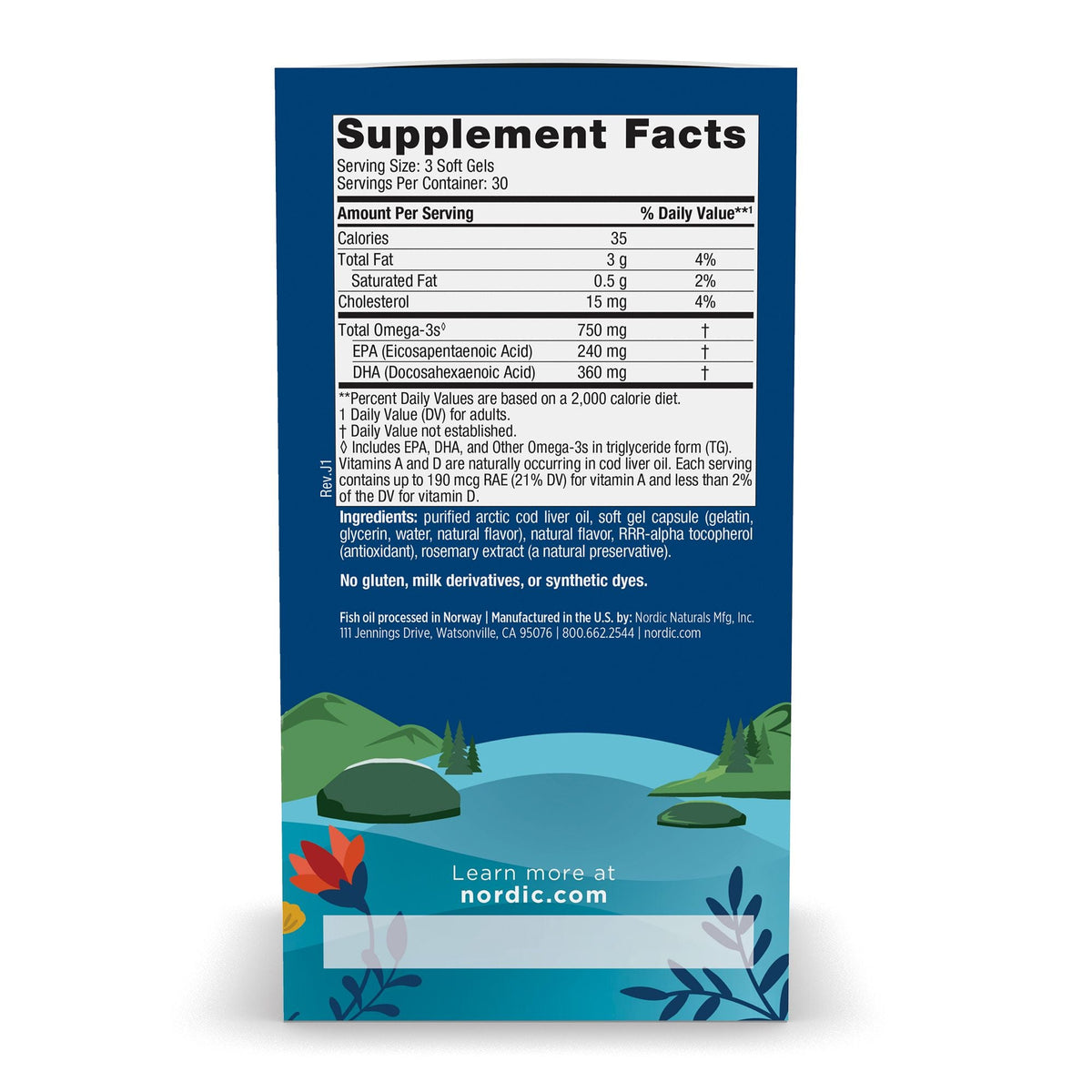 Arctic Cod Liver Oil - 90 soft gels