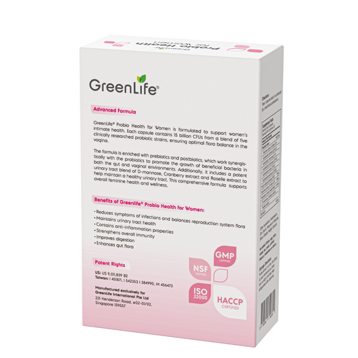 Probio Health for Women 15 Billion CFU - GreenLife Singapore