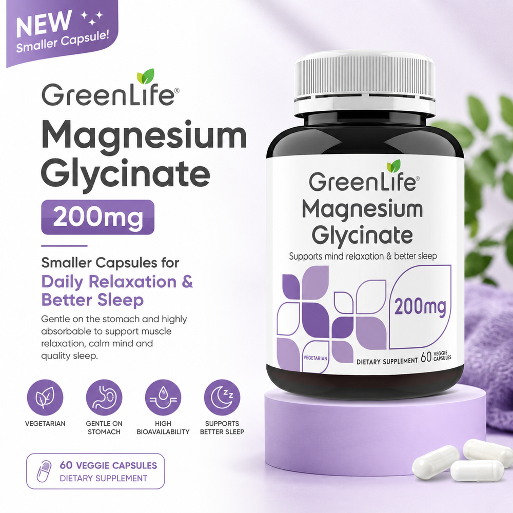 Magnesium Glycinate 200mg 60 Capsule