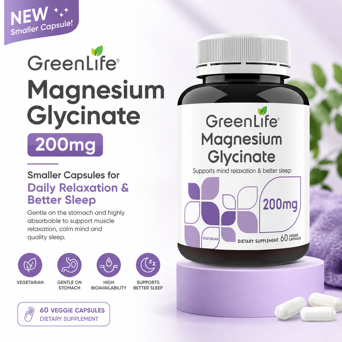 Magnesium Glycinate 200mg 60 Capsule