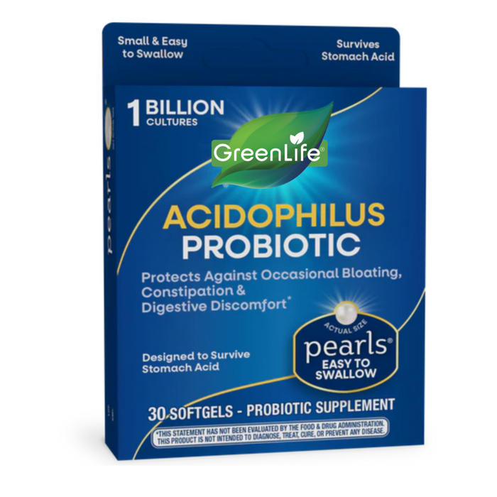 Probiotic Pearls Acidophilus, 30 softgels