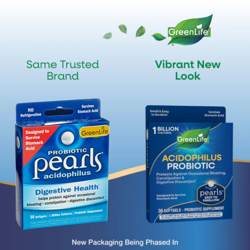 Probiotic Pearls Acidophilus, 30 softgels - GreenLife Singapore
