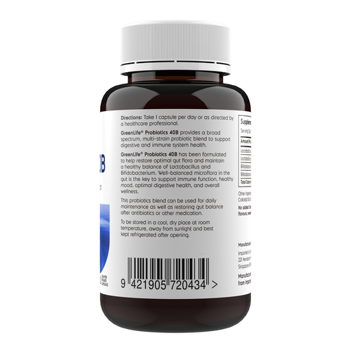 Probiotics 40B (30 delayed release capsules) - GreenLife Singapore