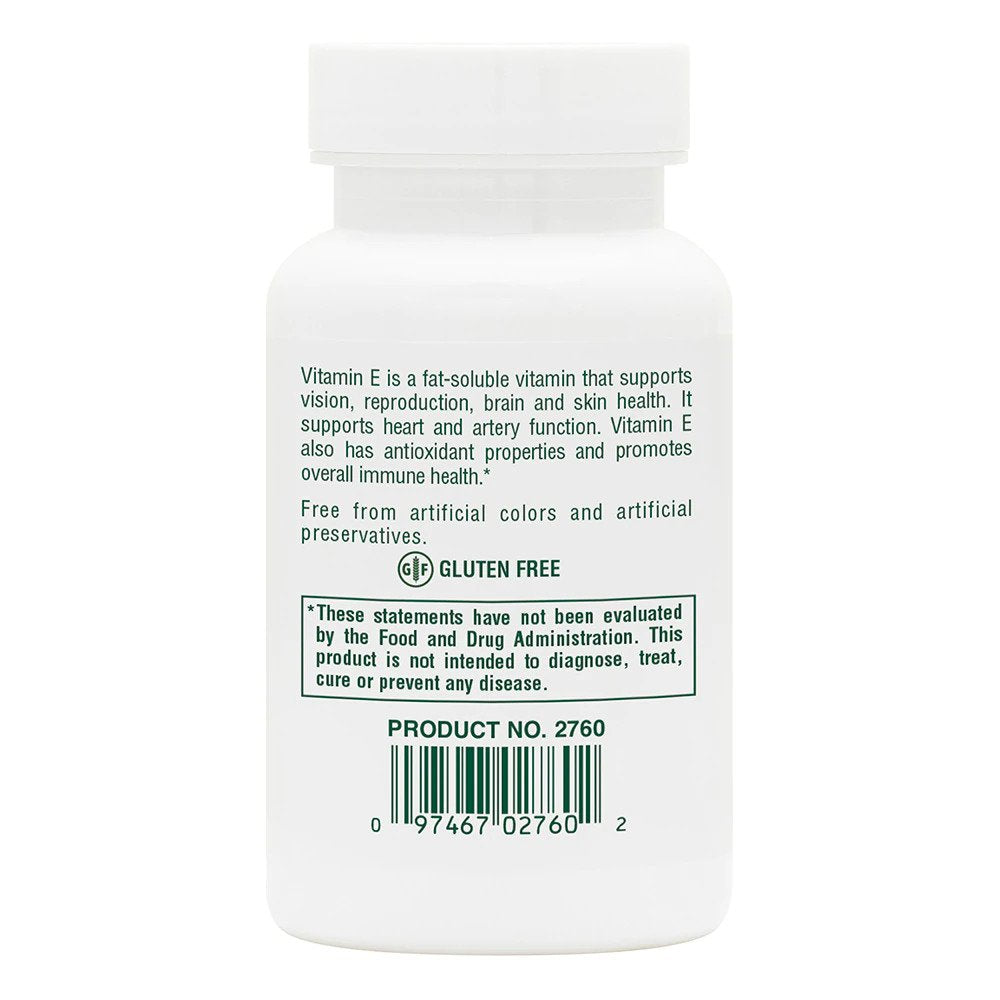 Vitamin E 400 IU Mixed Tocopherol Softgels