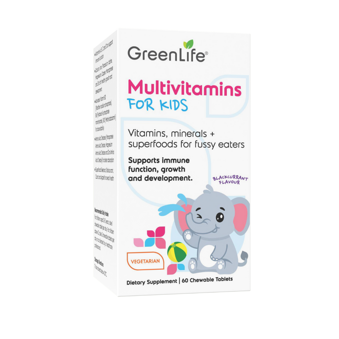 Multivitamins for Kids 60 Chewable Tablets - GreenLife Singapore