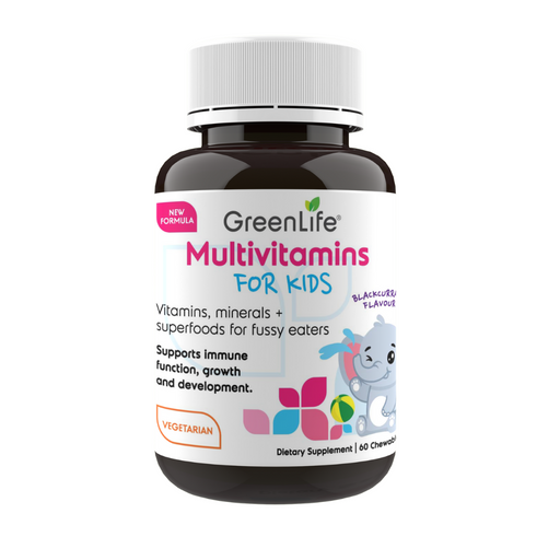 Multivitamins for Kids 60 Chewable Tablets - GreenLife Singapore