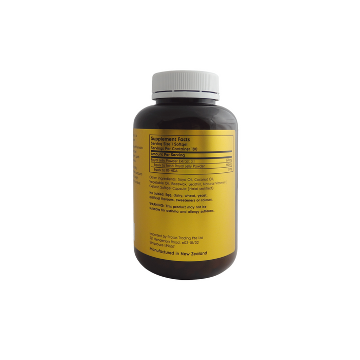 Royal Jelly (180 softgels) - GreenLife Singapore