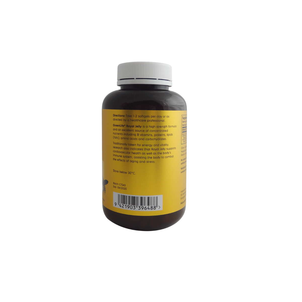 Royal Jelly (180 softgels) - GreenLife Singapore