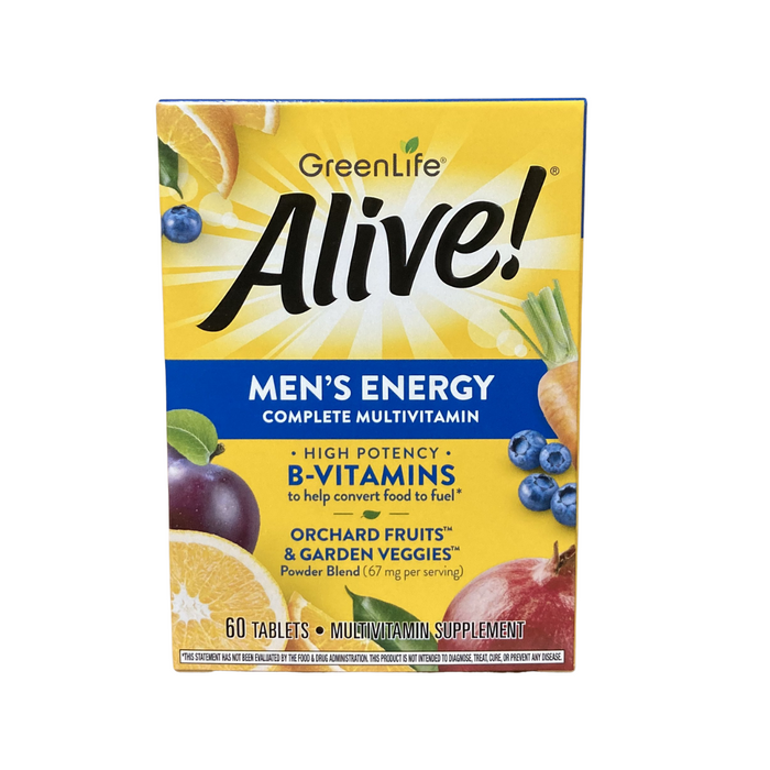 [Exp July 2024] Alive! Men's Energy Multi Vitamin Multi Minerals (60 tablets)