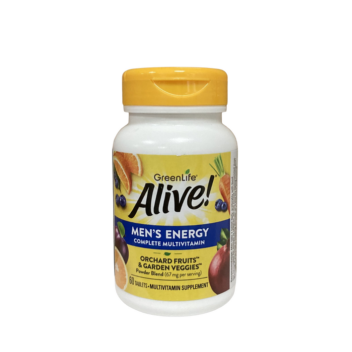 [Exp July 2024] Alive! Men's Energy Multi Vitamin Multi Minerals (60 tablets)