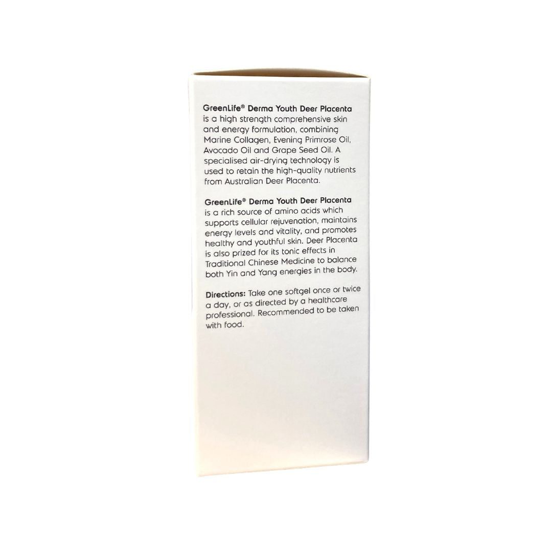 Derma Youth Deer Placenta 15,000mg - GreenLife Singapore