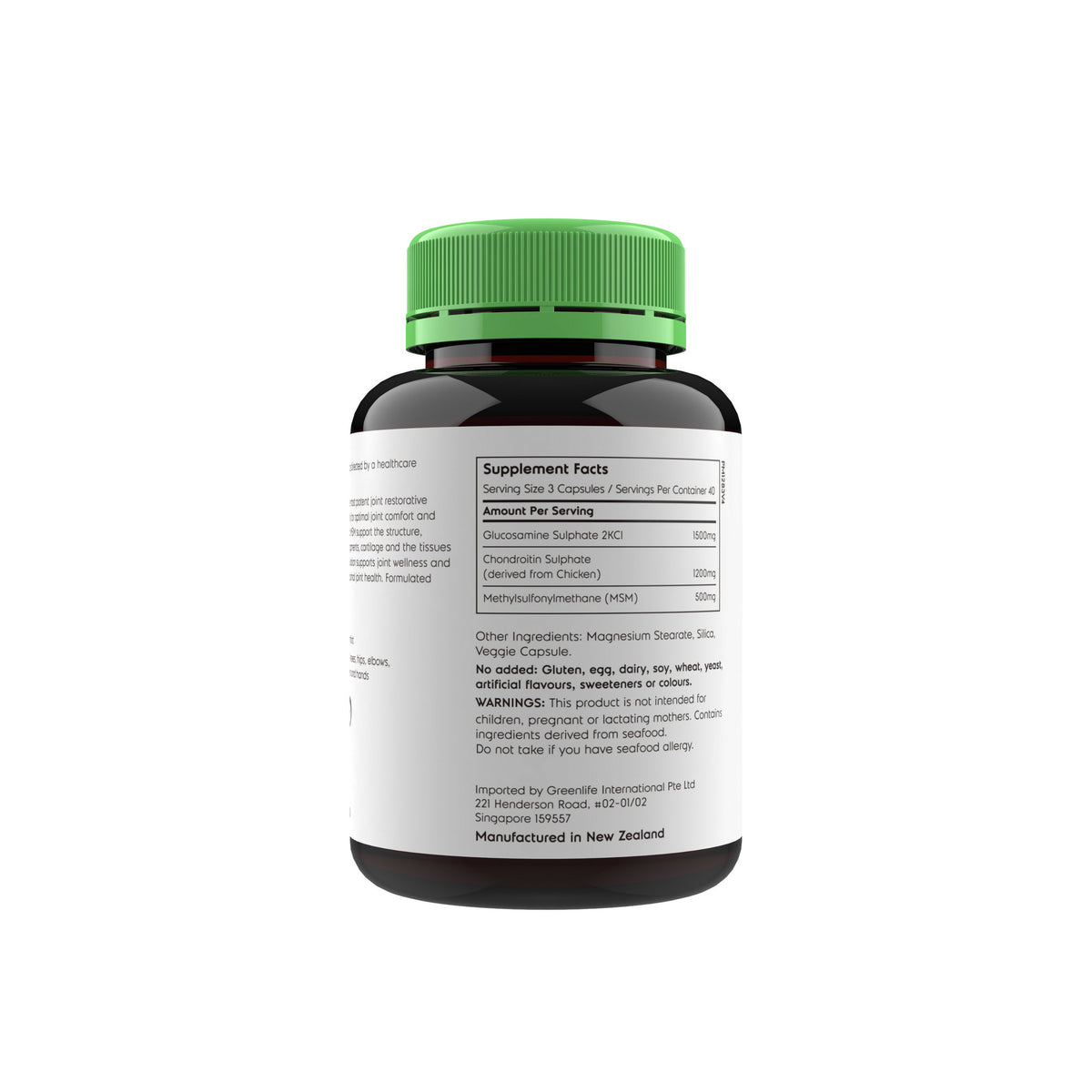 (Exp June 2026) Joint Power (120 capsules) - GreenLife Singapore